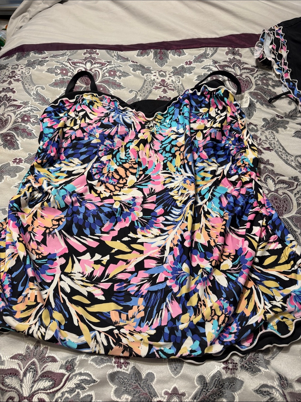 Islander Multicolor Floral Camisole Tank Top